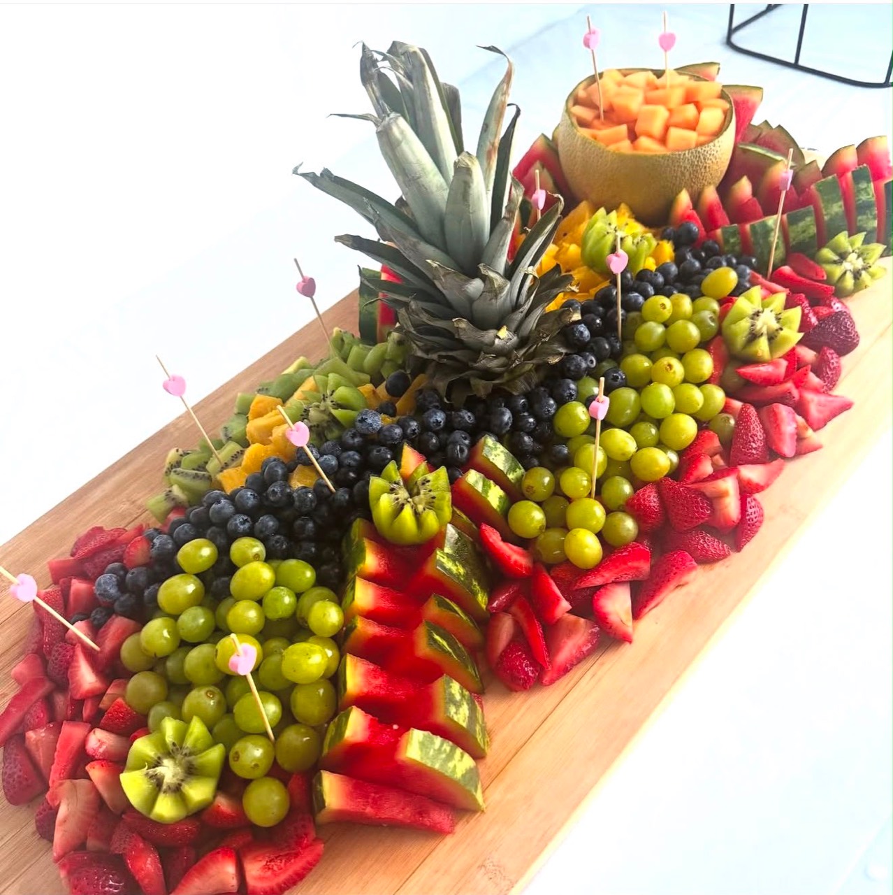Fresh fruit grazing table